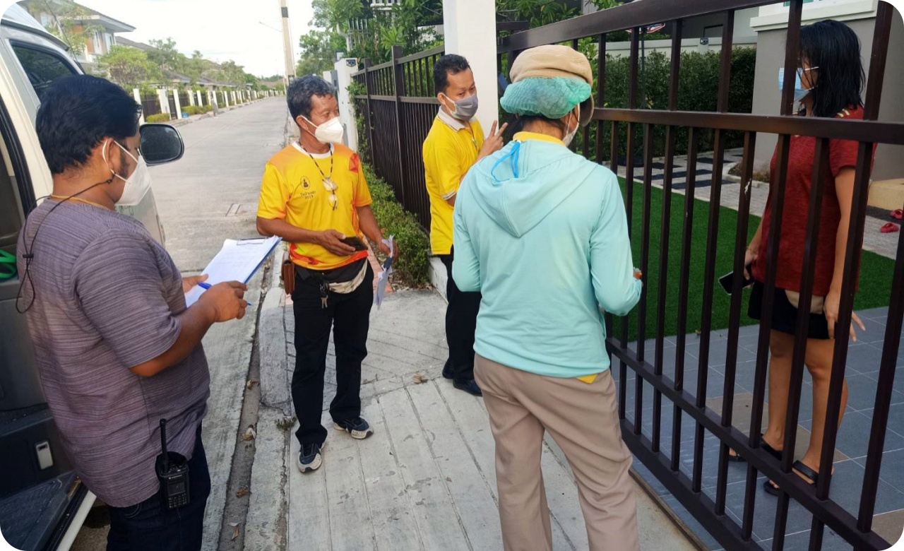 ทีมสอบสวนโรค COVID-19 น้ำคอก